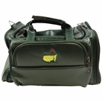 Masters Logo Dk Green Large Leather Duffel Bag
