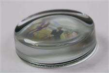 Roger Lascelles Clocks Of London Golfers Photo Paperweight