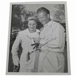 Craig Wood Reviewing Scorecard After 1941 Masters Win Photo