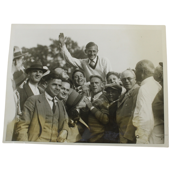 1926 Hail the Hero George Von Elm Defeats Bobby Jones for US Amateur Photo