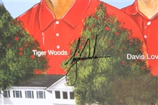 Tiger, Phil & 2004 Ryder Cup Team USA Signed Poster Framed JSA ALOA