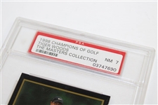 Tiger Woods 1998 Champions of Golf Masters Collection Card PSA #03747690 NM 7