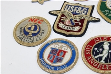 Fourteen (14) Assorted Tournament Crests - AT&T Pebble, Honda, NEC & others