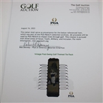 Vintage Post-Swing Golf Themed Tie Rack