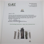 Five (5) Golf Bag Themed Items - Lighter, Knife, Corkscrew & more