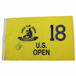 Ernie Els Signed 1994 US Open at Oakmont Yellow Screen Flag JSA ALOA
