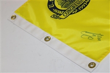 Ernie Els Signed 1997 US Open at Congressional Yellow Screen Flag JSA ALOA