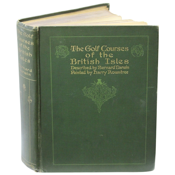 1910 The Golf Courses of the British Isles Book by Darwin/Roundtree