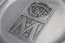 1975 US Open at Medinah Country Club Pewter Plate