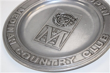 1975 US Open at Medinah Country Club Pewter Plate