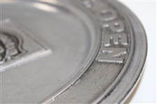 1975 US Open at Medinah Country Club Pewter Plate