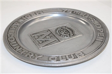 1975 US Open at Medinah Country Club Pewter Plate