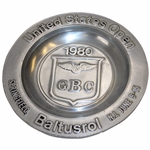 1980 US Open at Baltusrol Pewter Plate - Jack Nicklaus Win