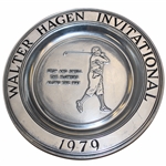 1979 Walter Hagen Invitational Pewter Plate