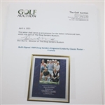 Multi-Signed 1989 Doug Sanders Kingwood Celebrity Classic Poster - Framed JSA ALOA
