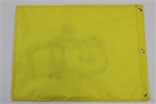 Sandy Lyle Signed Masters Undated Embroidered Flag JSA ALOA