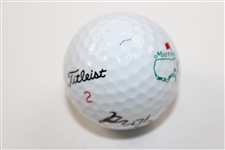 Doug Ford Signed Titleist Masters Logo Golf Ball JSA ALOA