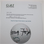 Doug Ford Signed Titleist Masters Logo Golf Ball JSA ALOA