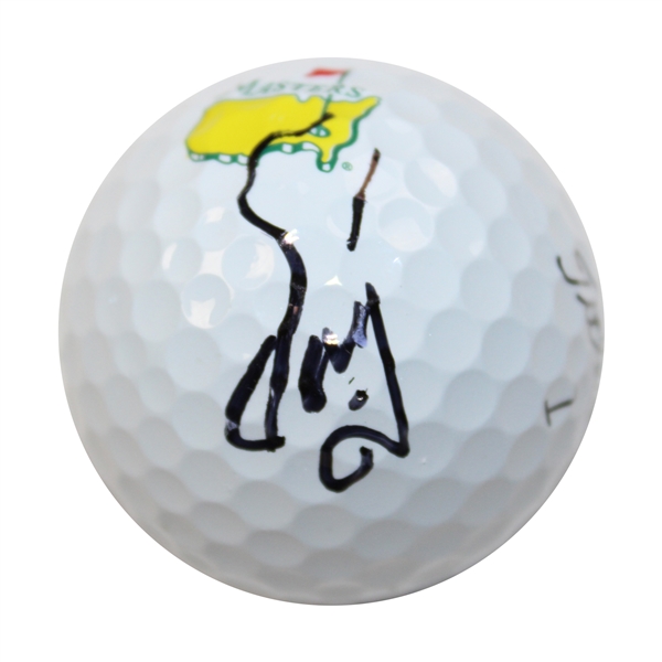 Fuzzy Zoeller Signed Titleist Masters Logo Golf Ball JSA ALOA