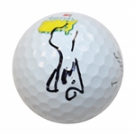 Fuzzy Zoeller Signed Titleist Masters Logo Golf Ball JSA ALOA