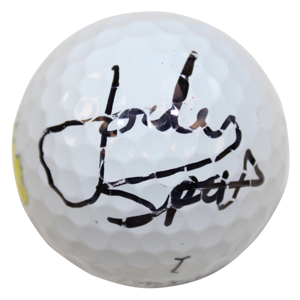 Jordan Spieth Signed Titleist Masters Logo Golf Ball JSA ALOA