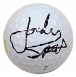 Jordan Spieth Signed Titleist Masters Logo Golf Ball JSA ALOA