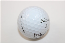 Jordan Spieth Signed Titleist Masters Logo Golf Ball JSA ALOA