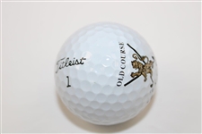Zach Johnson Signed Titleist Old Course St. Andrews Logo Golf Ball JSA ALOA