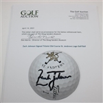 Zach Johnson Signed Titleist Old Course St. Andrews Logo Golf Ball JSA ALOA