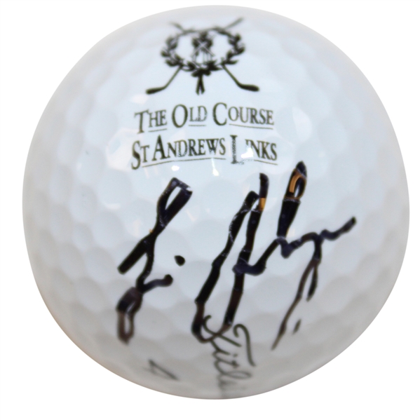Louie Oostheuizen Signed Titleist Old Course St. Andrews Logo Golf Ball JSA ALOA