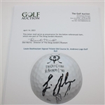 Louie Oostheuizen Signed Titleist Old Course St. Andrews Logo Golf Ball JSA ALOA