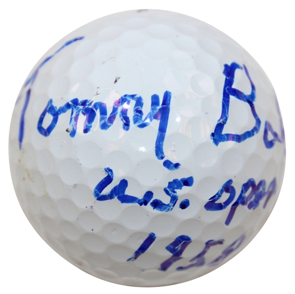 Tommy Bolt Signed Titleist Golf Ball with US Open 1958 JSA ALOA