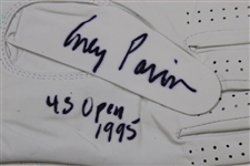 Rose, Fleck, Graham & Five (5) other US Open Champions Signed Golf Gloves JSA ALOA