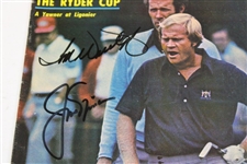 Jack Nicklaus And Tom Weiskopf Signed 1975 Golf World Ryder Cup Magazine JSA ALOA
