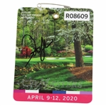 Dustin Johnson Signed 2020 Masters Tournament Series Badge #R08609 JSA ALOA
