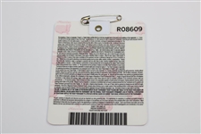 Dustin Johnson Signed 2020 Masters Tournament Series Badge #R08609 JSA ALOA