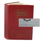 Francis Ouimet Signed 1962 The Golfers Handbook JSA# YY10668 