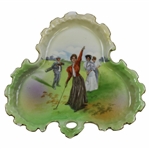 c.1900 Porcelain Ashtray By Schwartzburg