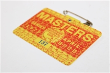 1975 Masters Tournament SERIES Badge #137 - Jack Nicklaus Winner