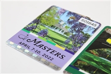 2022 & 2023 Masters Tournament SERIES Badges #S01645- #Q06614 - Sheffler & Rahm Winners