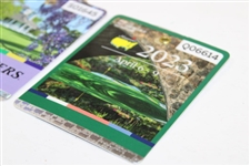 2022 & 2023 Masters Tournament SERIES Badges #S01645- #Q06614 - Sheffler & Rahm Winners