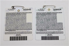 2022 & 2023 Masters Tournament SERIES Badges #S01645- #Q06614 - Sheffler & Rahm Winners