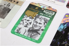 2001, 2002, 2004, 2005, 2006 & 2010 Masters SERIES Badges - Tiger & Mickelson Wins