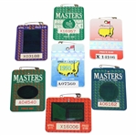 1990-1996 Masters Tournament SERIES Badges