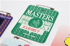 1990-1996 Masters Tournament SERIES Badges