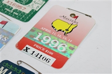 1990-1996 Masters Tournament SERIES Badges