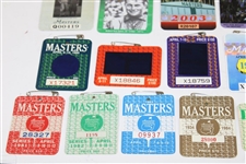 1981-2020 Masters Tournament SERIES Badges - Missing 1986 & 1997
