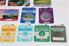 1981-2020 Masters Tournament SERIES Badges - Missing 1986 & 1997