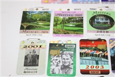 1981-2020 Masters Tournament SERIES Badges - Missing 1986 & 1997