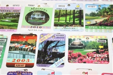 1981-2020 Masters Tournament SERIES Badges - Missing 1986 & 1997